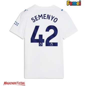 Manchester City Antoine Semenyo #42 Tricou Fotbal Replică 2026-27 Femei Treilea